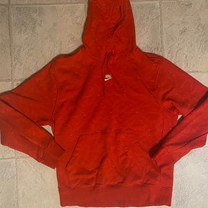 Nike Hoodie Red Womens Medium Great Shape